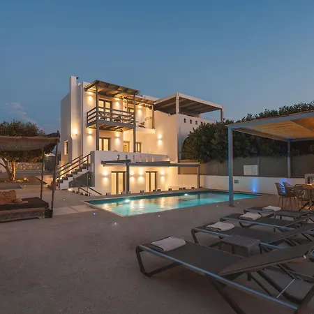 Cedar Forest Oceanfront Villa, 4br Private Pool - Naxos Villa *