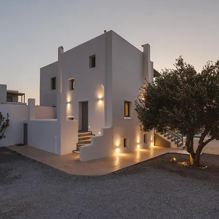 Villa Cedar Forest Oceanfront Villa, 4br Private Pool - Naxos Aliko Beach