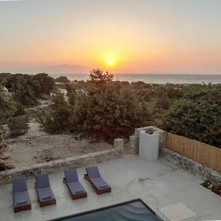 Cedar Forest Oceanfront Villa, 4br Private Pool - Naxos Villa