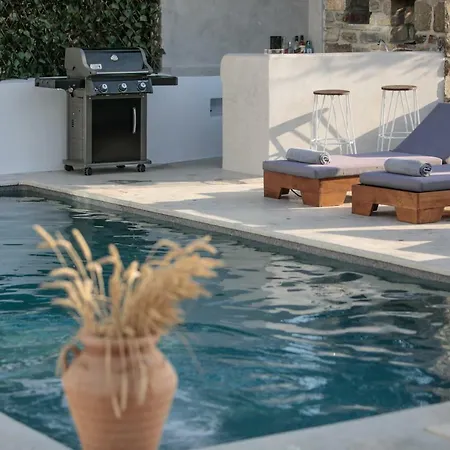 Cedar Forest Oceanfront Villa, 4br Private Pool - Naxos * Aliko Beach